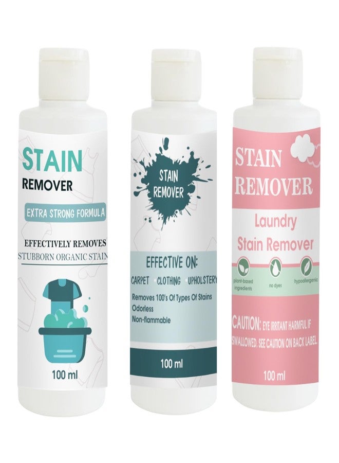 TOOVUS Stain Remover Combo Pack of Doll, Sky and Pink Stain Remover | Multi-Surface Cleaning Solution for Clothes, Fabrics, Upholstery (100 g Each) - Image 1